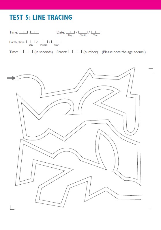 PSE Test 5: line tracing