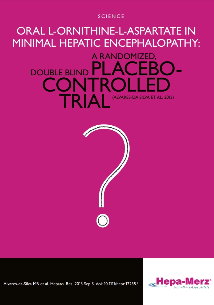 Oral L-ornithine-L-aspartate in minimal hepatic encephalopathy: a randomized, double blind, placebo-controlled trial