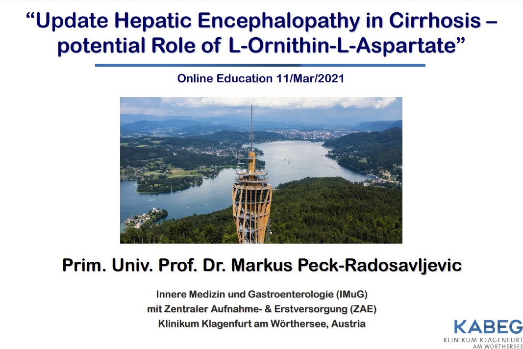 Update Hepatic Encephalopathy in Cirrhosis –potential Role of L-Ornithin-L-Aspartate
