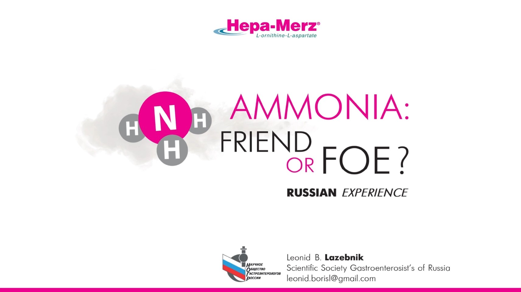 Ammonia: friend or foe?